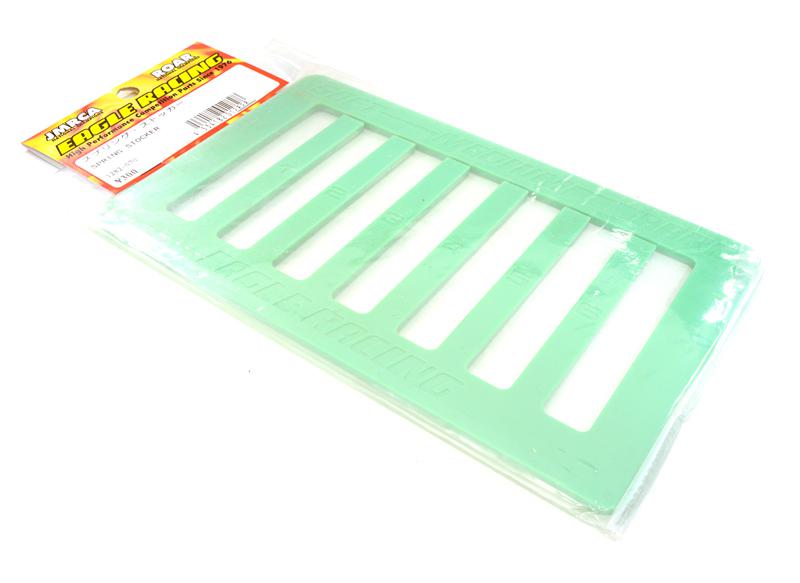 1282GREEN 1/10 RC Touring Car Size Spring Set Organizer - Image 1