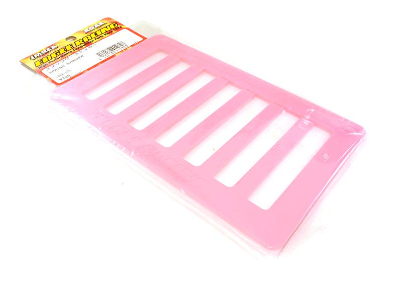 1282PINK 1/10 RC Touring Car Size Spring Set Organizer - Image 1