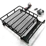 1/10 Scale Metal Luggage Tray 144x116mm with 4 LED Spot Light Set (new, damaged)