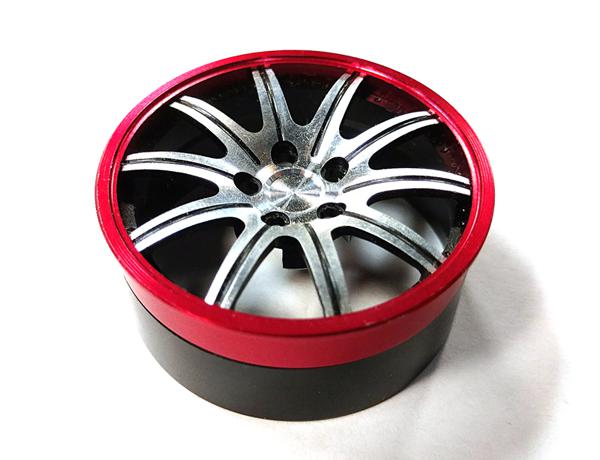 16.ZV09 Replacement Steering Wheel Core REDBLACK (click for compatibility) - Image 1