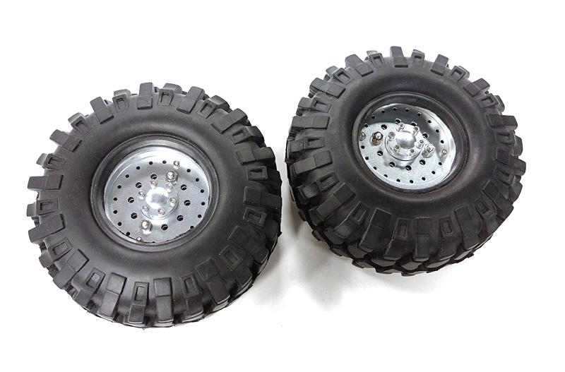 16.ZW03 Replacement Parts for C24457SILVER 1.9 Size Crawler Wheels and Tires - Image 1