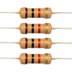 10pcs 1K Ohm 1/4 Watt 5% Tolerance Carbon Film Resistors