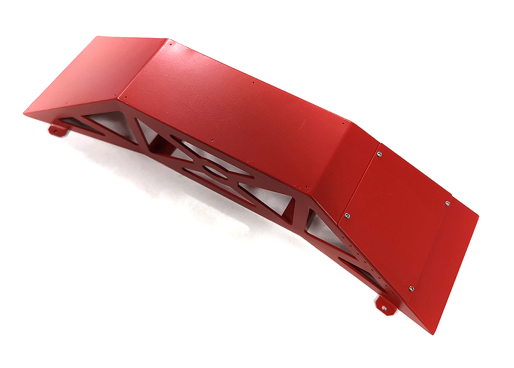 22.ZF179RED Metal Display Ramp 375x100x75mm for 1/10 Scale Off-Road (minor scratches) - Image 1