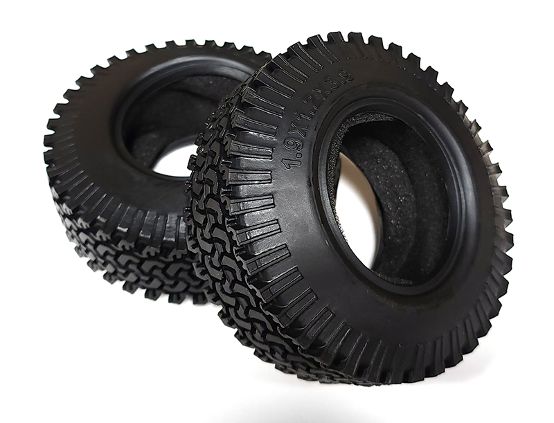 22.ZX03 1.9 Size All Terrain (2) Off-Road Tires (O.D.=96mm) - Image 1