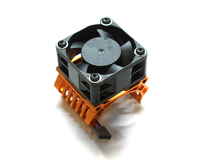 23.AK02 36mm Motor Heatsink+40x40mm Cooling Fan 16k rpm (used) - Image 1