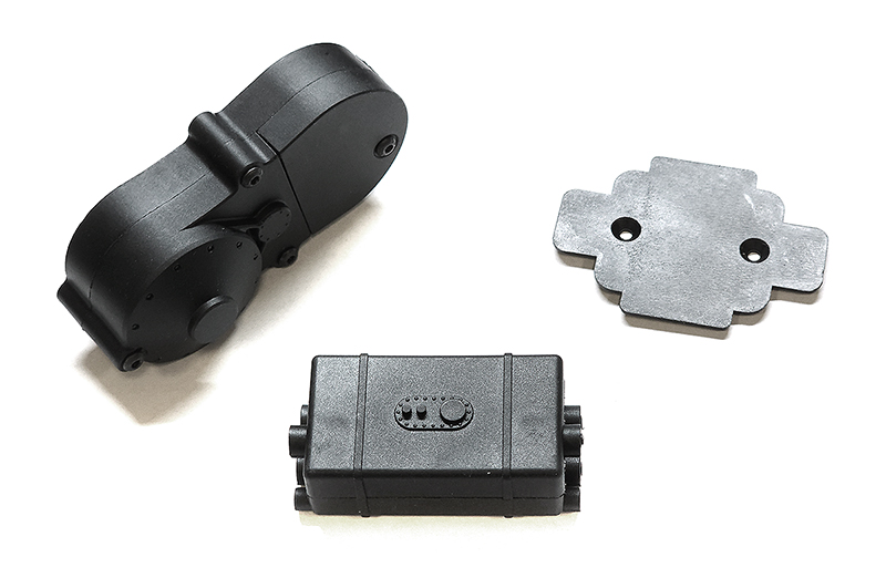 23.AK14 Original Losi Gearbox Housing and Brace for LMT Monster Truck (like new, take-of - Image 1