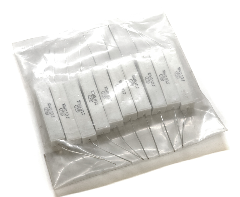 23.ZD33 10W 0.1ohm Block Resistor (10) - Image 1