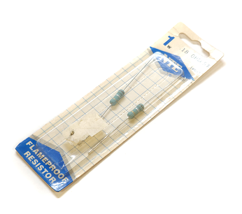 23.ZD35 0.18 Ohm 1 Watt 5% Tolerance Carbon Film Resistors - Image 1