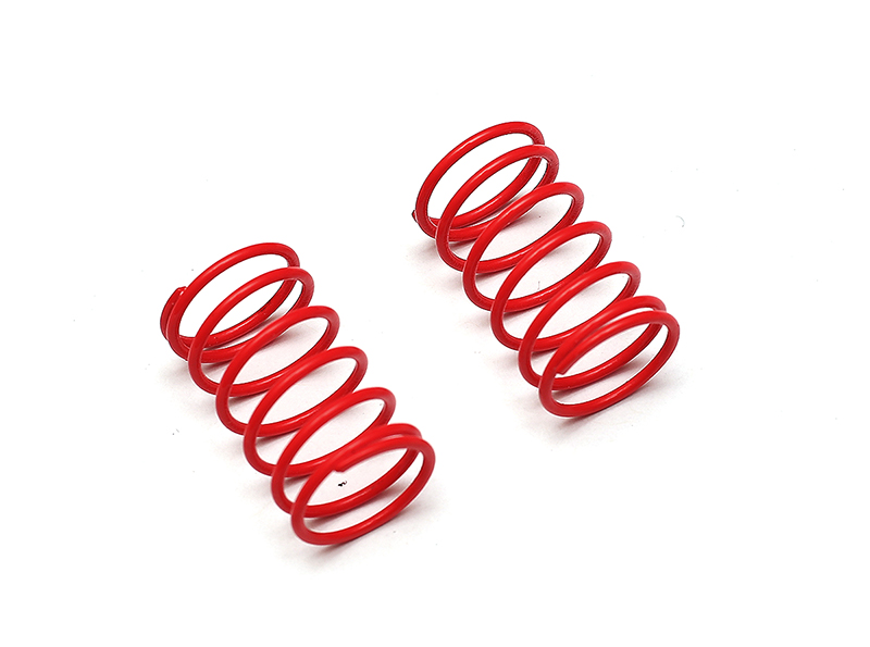 23.ZT28 Tamiya Neon Red Springs from 53163 Spring Set (used) - Image 1