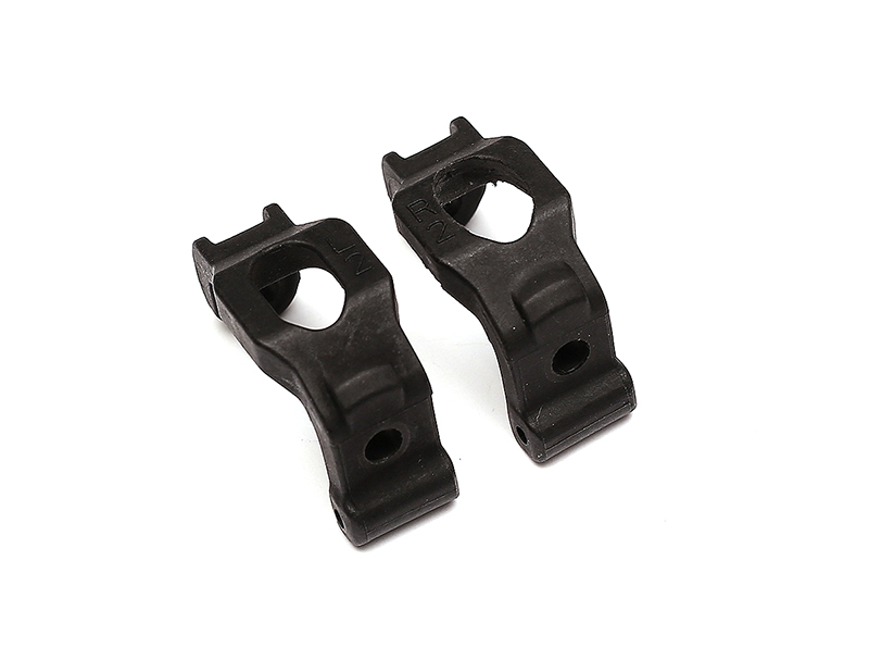 23.ZT63 Yokomo B4-413W2 Front Steering Hub Carrier 2 deg Caster (used) - Image 1