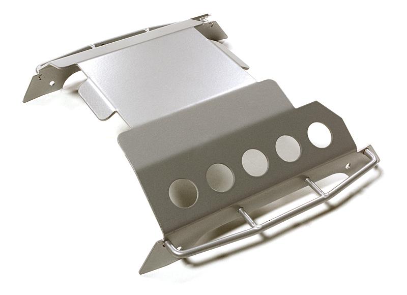 24.ZF216.SILVER Metal Center Skid Plate Protection Guard for Axial 1/10 Wraith 2.2 (used) - Image 1