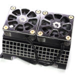 Alloy Heatsink w/ Cooling Fans for 1/5 Scale 55-58mm O.D. Size Motor (used)