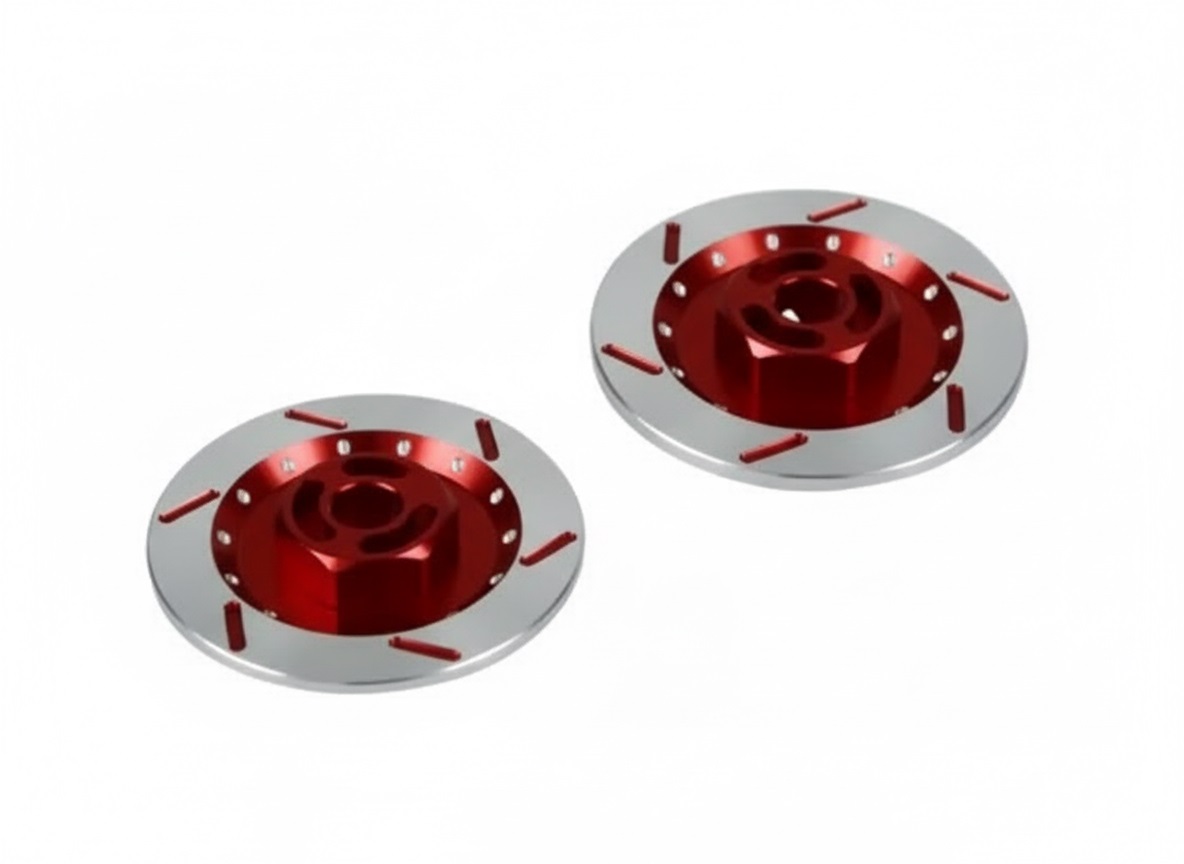 3RAC-AD12V2BRE Realistic Rear Brake Disk for 3RAC-AD12/V2 - Red - Image 1