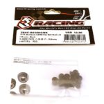 7075 Aluminum 5.8mm Hex Ball Stud L=5 (10 pcs) - Black