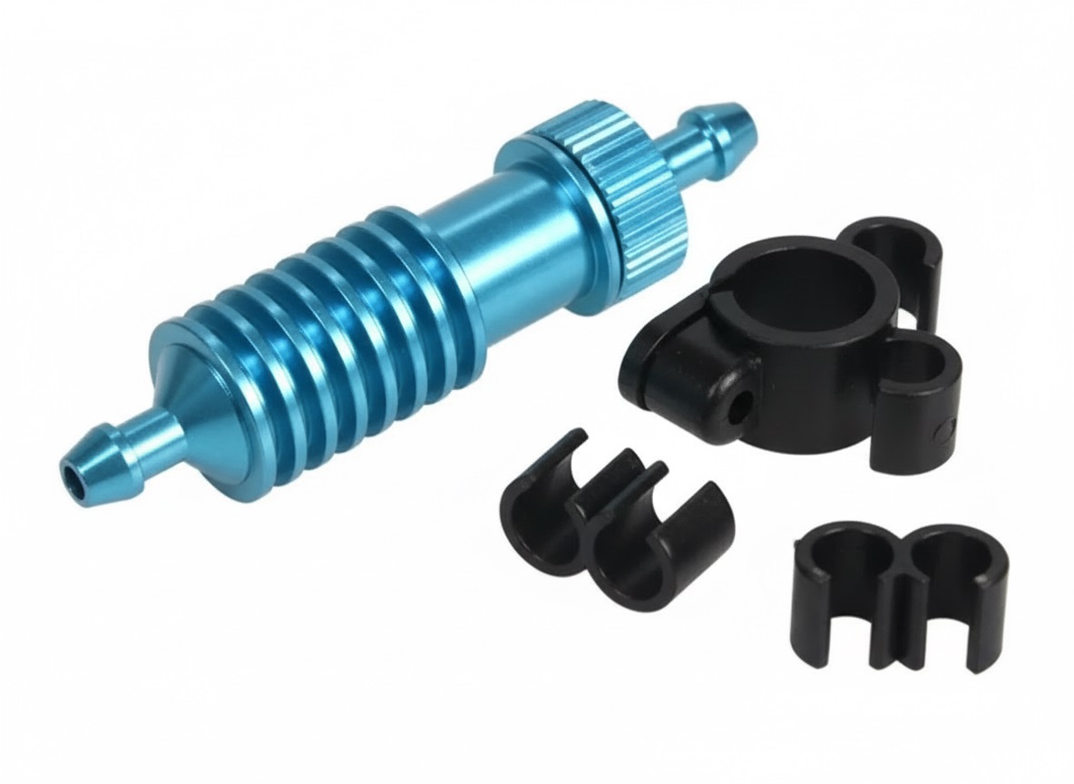 3RAC-GP02LB 3Racing 1-10 Pressure Chamber Cooler Set - Light Blue - Image 1