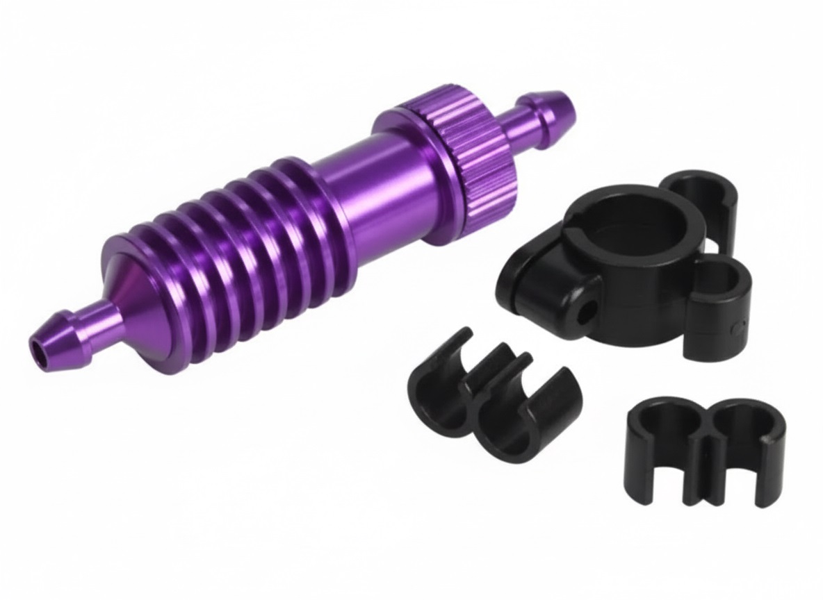 3RAC-GP02PU 3Racing 1-10 Pressure Chamber Cooler Set - Purple - Image 1