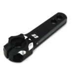 Sanwa Single Arm 3mm V2 (servo gear hole to ball end hole length:25mm)- Black