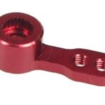 3Racing 2.6mm Aluminum Single Servo Arm for Ko Propo/Sanwa - Red