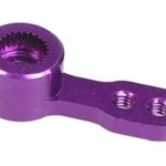 3Racing 3mm Aluminum Single Servo Arm for Ko Propo/Sanwa - Purple