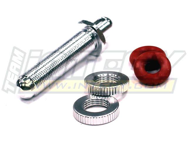 BAJ059SILVER Billet Machined Front Body Post for HPI Baja 5B & 5B2.0 - Image 1