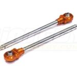 Replacement Rear Shafts and Rod Ends (2) for Baja Piggyback Shocks BAJ058