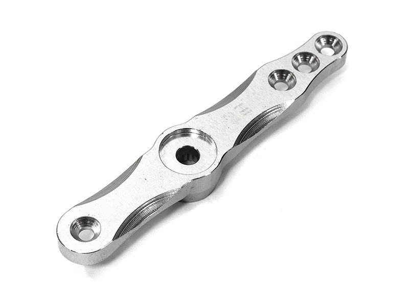 BAJ070SILVER Billet Machined 24T Servo Arm for HPI Baja 5B, 5T & 5B2.0 - Image 1