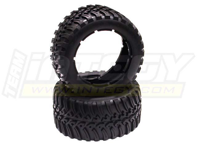BAJ075 Rear Tire Set (2) for HPI Baja 5B, 5T & 5B2.0 - Image 1