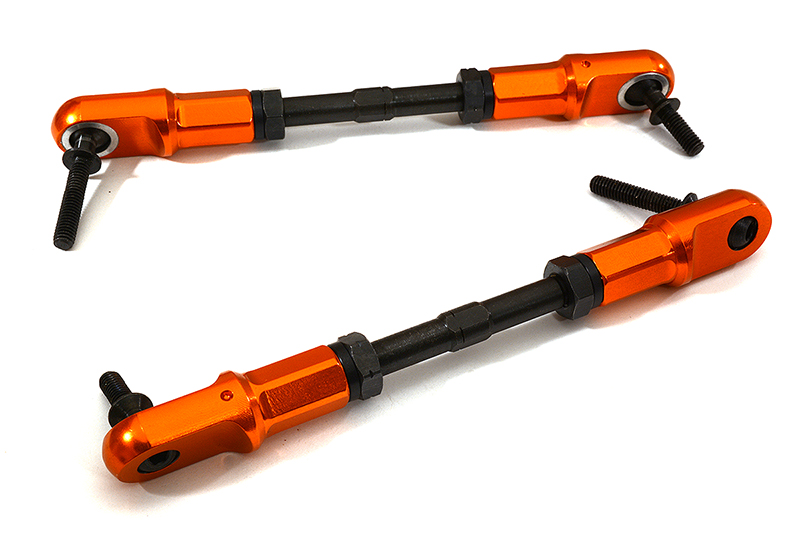 BAJ076ORANGE Billet Machined Linkage Set for HPI Baja 5B, 5T & 5B2.0 - Image 1