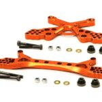 Billet Machined Type III Front & Rear Shock Tower Set for HPI 5B, 5B2.0 & 5T
