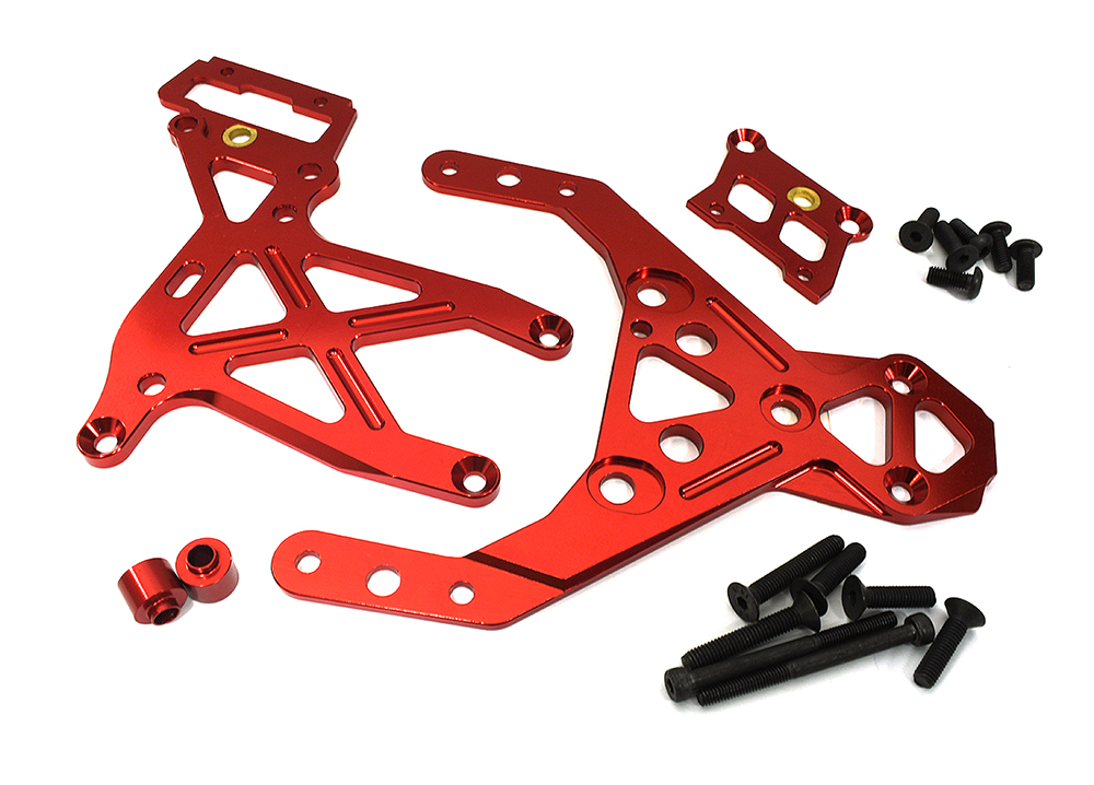 BAJ163RED Chassis Brace Set (3) for HPI Baja 5B, 5T, 5B2.0 & 5SC - Image 1