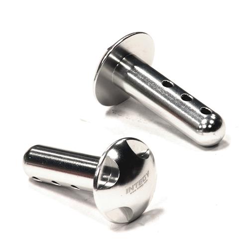 BAJ240SILVER Billet Machined Type II Rear Wing Holder for HPI Baja 5B & 5B2.0 - Image 1