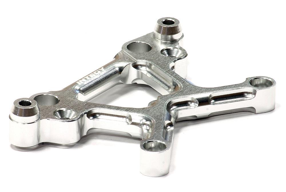BAJ353SILVER Billet Machined T5 Front Shock Tower for HPI Baja 5B, 5T & 5SC - Image 1