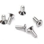 7075 Lightweight Aluminum Flat Head Tapping Screw (6) 3x8mm