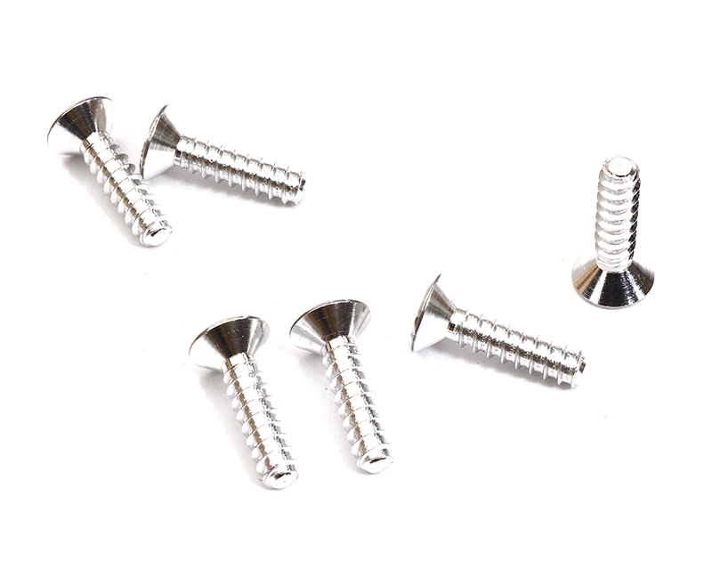C22289 7075 Lightweight Aluminum Flat Head Tapping Screw (6) 3x12mm - Image 1
