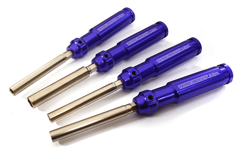C22302 Team Metric Hex Nut Driver Set 4pcs (4.5, 5, 5.5 & 7mm) - Image 1