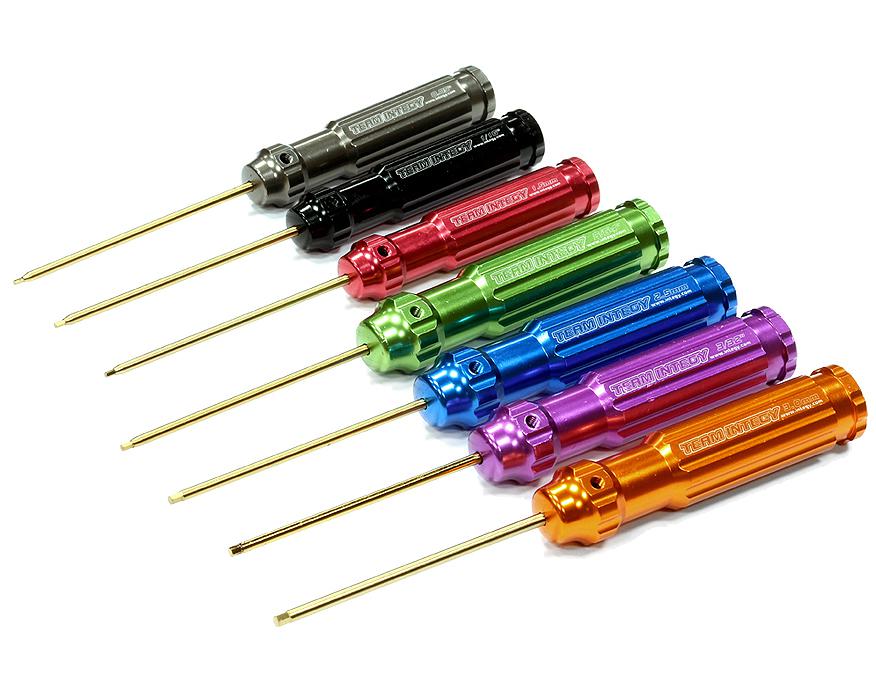 C22346 Wrench Set Ti-Nitride Allen Hex, 7pcs - Image 1