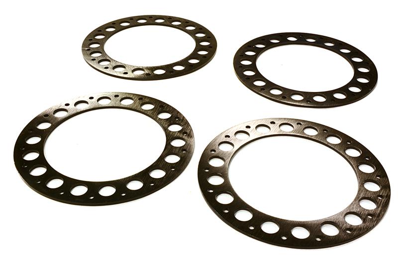 C22615BLACK Outer Black Ring O.D.102mm (4) for 40 Size Type Beadlock Wheel - Image 1