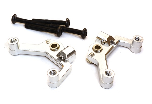 C22769SILVER Alloy Gearbox Roll Mount for AX10 Scorpion - Image 1