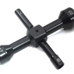 Quad Hex Socket Wrench 7mm + 8mm + 17mm + 23mm Size