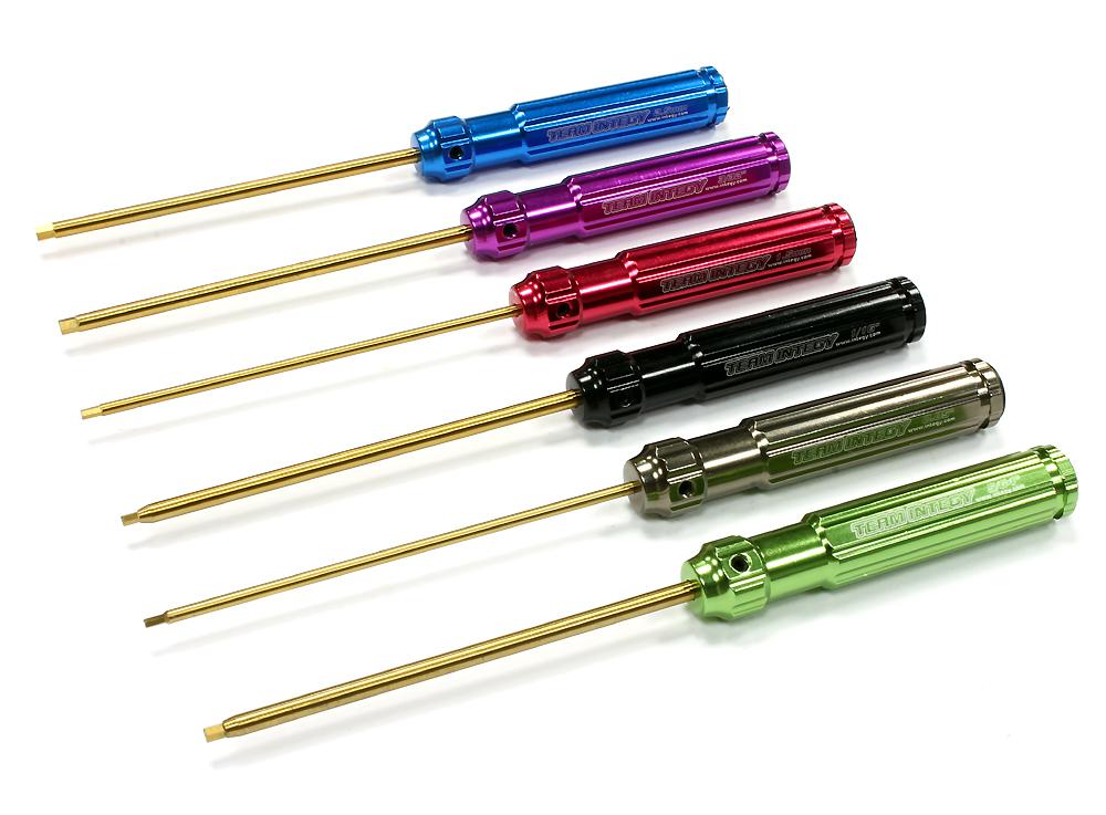 C22816 Wrench Set Ti-Nitride Allen Hex Wrench 6pcs (Handle:12mm O.D.) - Image 1