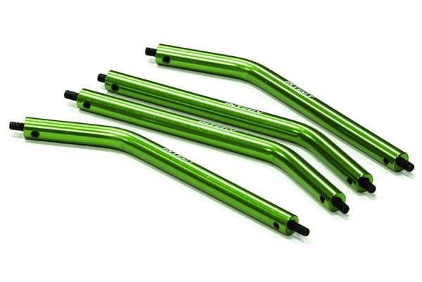 C22844GREEN Alloy Lower Suspension Link (4) for Axial AX10 Scorpion AX30448 - Image 1
