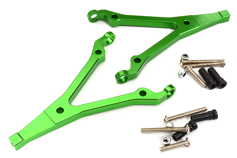C22847GREEN Alloy Upper Y-Arms for Axial AX10 Scorpion - Image 1