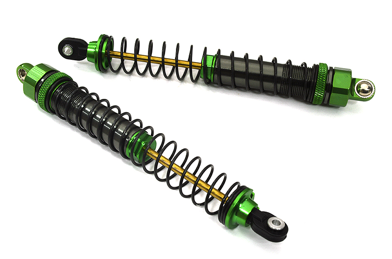 C22884GREEN Type II Alloy Shock (2) for Axial AX10 Scorpion (L=126mm) - Image 1