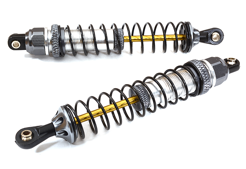 C22915SILVER MSR11 108mm Rock Crawler Shock Absorber Set - Silver (2-Pack) - Image 1