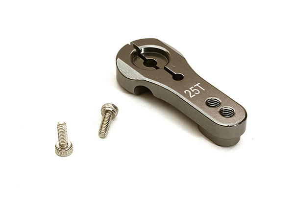 C22944GUN Alloy Servo Horn 25T for Futaba Servo (r=20, 24mm) - Image 1