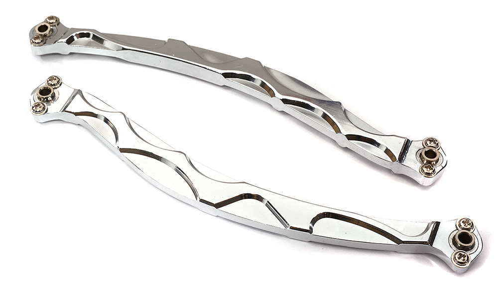 C22989SILVER Type Z Chassis Linkages for AX10 Scorpion AX30449 - Image 1