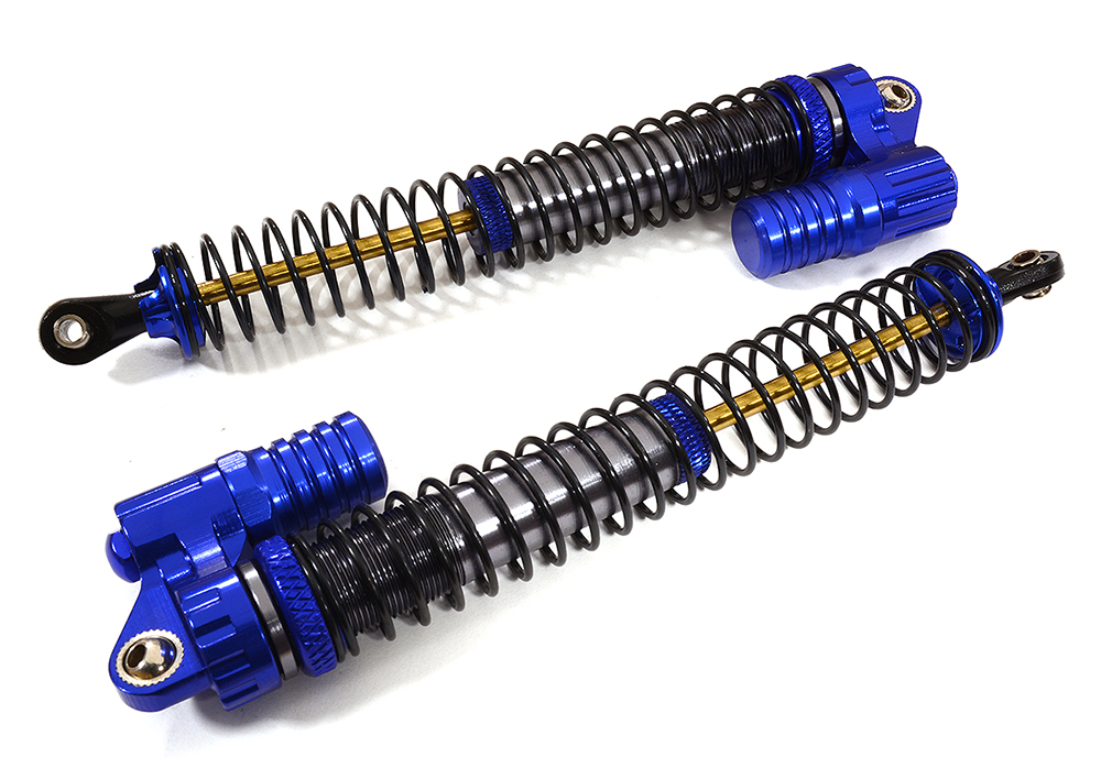 C23014BLUE Piggyback MSR11 Rock Crawler Shock Set (2) 138mm - Image 1