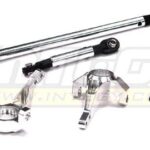Steering Block & Linkage (2) for Axial SCX-10 CF-100, Dingo & Honcho AX80004