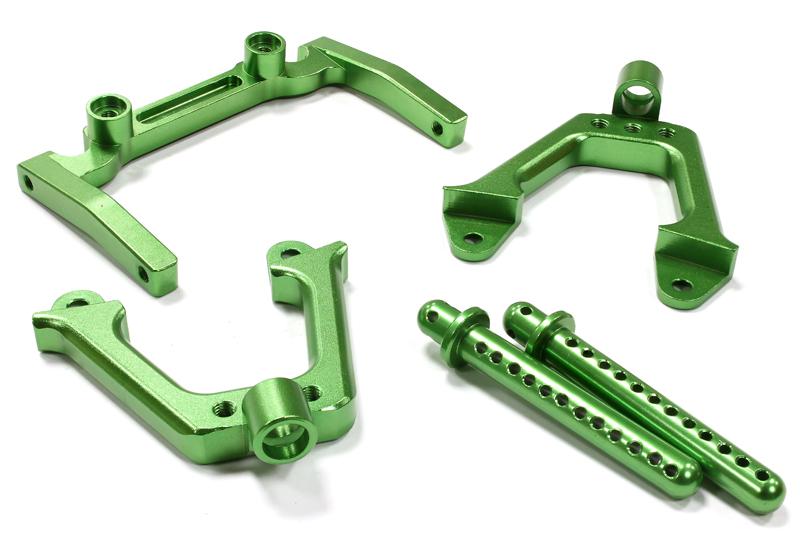 C23124GREEN V2 Alloy Front Shock Mount for Axial SCX-10 CF-100, Dingo & Honcho AX80025 - Image 1