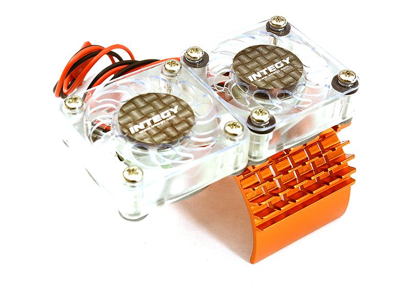 C23139ORANGE Super Motor Heatsink+Twin Cooling Fan 540/550 - Image 1